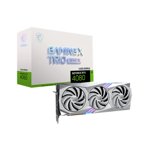 GeForce RTX 4080 16GB GAMING X TRIO WHITE