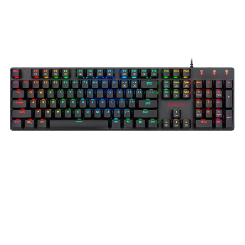 Redragon K589 Shrapnel Mechanical Keyboard Linear & Quiet Red Switches - Black