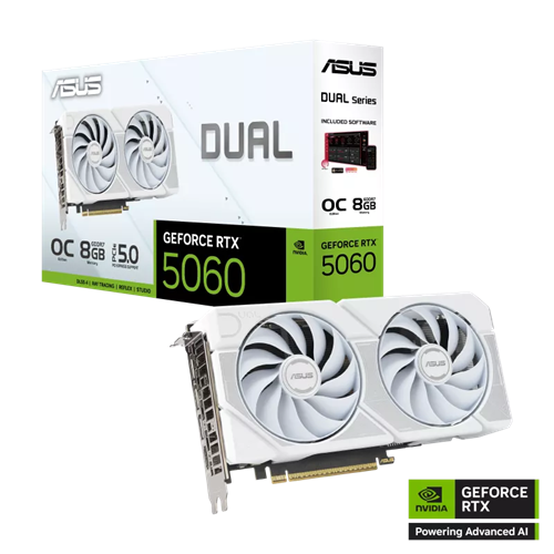 ASUS DUAL-RTX5060-O8G-WHITE