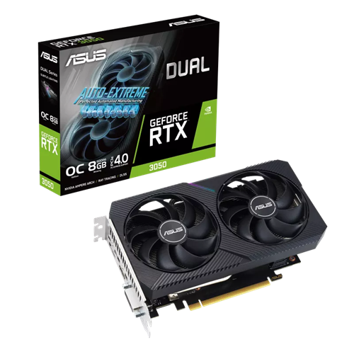 ASUS Dual GeForce RTX™ 3050 V2 OC Edition 8GB GDDR6