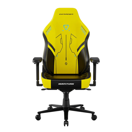 DXRacer Martian Series Black Yellow Gaming Chair Size L