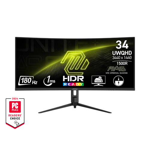 MSI MAG 342CQR E2 34'' (4K 180Hz Curved VA)