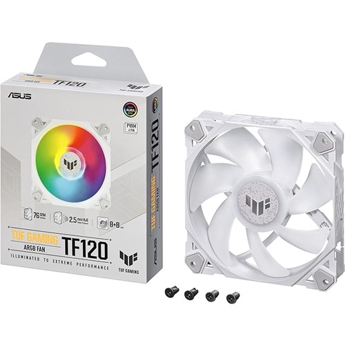 Asus TUF GAMING TF120 White ARGB Cooling Fan