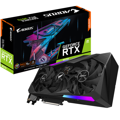 GIGABYTE AORUS RTX™ 3070 MASTER 8G