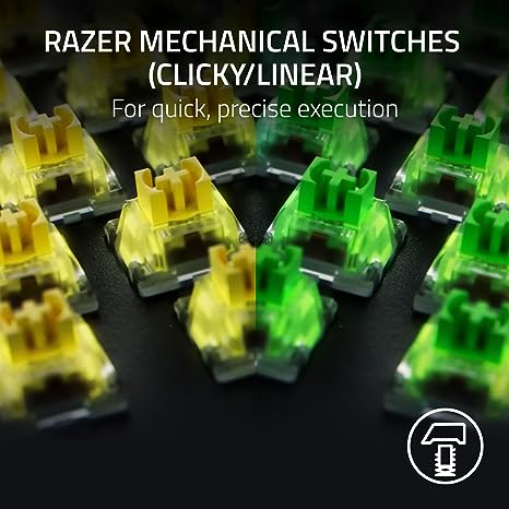 Razer BlackWidow V4 - Mechanical Gaming Keyboard (Yellow Switch)