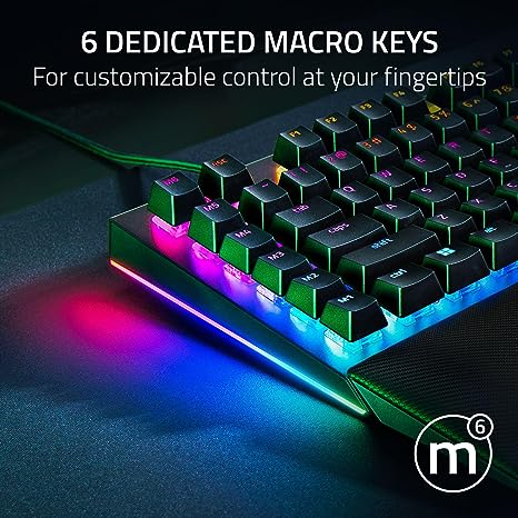 Razer BlackWidow V4 - Mechanical Gaming Keyboard (Yellow Switch)