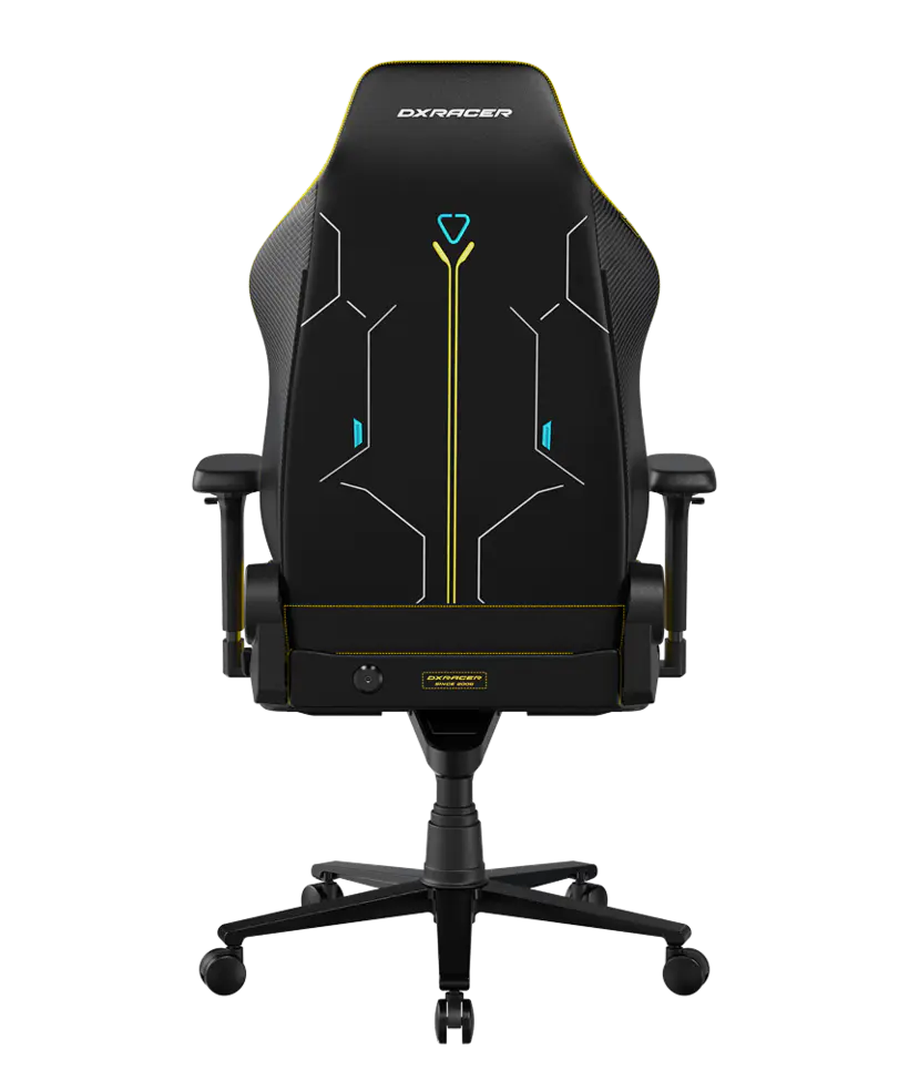 DXRacer Martian Series Black Yellow Gaming Chair Size L