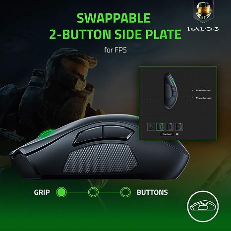 Razer Naga Pro Wireless Gaming Mouse - AP Packaging