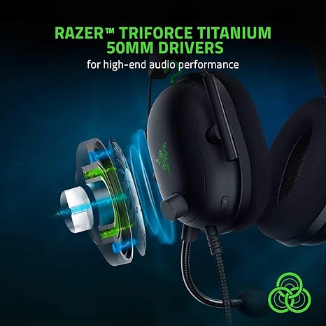 Razer BlackShark V2 - Wired Gaming Headset + USB Sound Card - SE - World Packaging