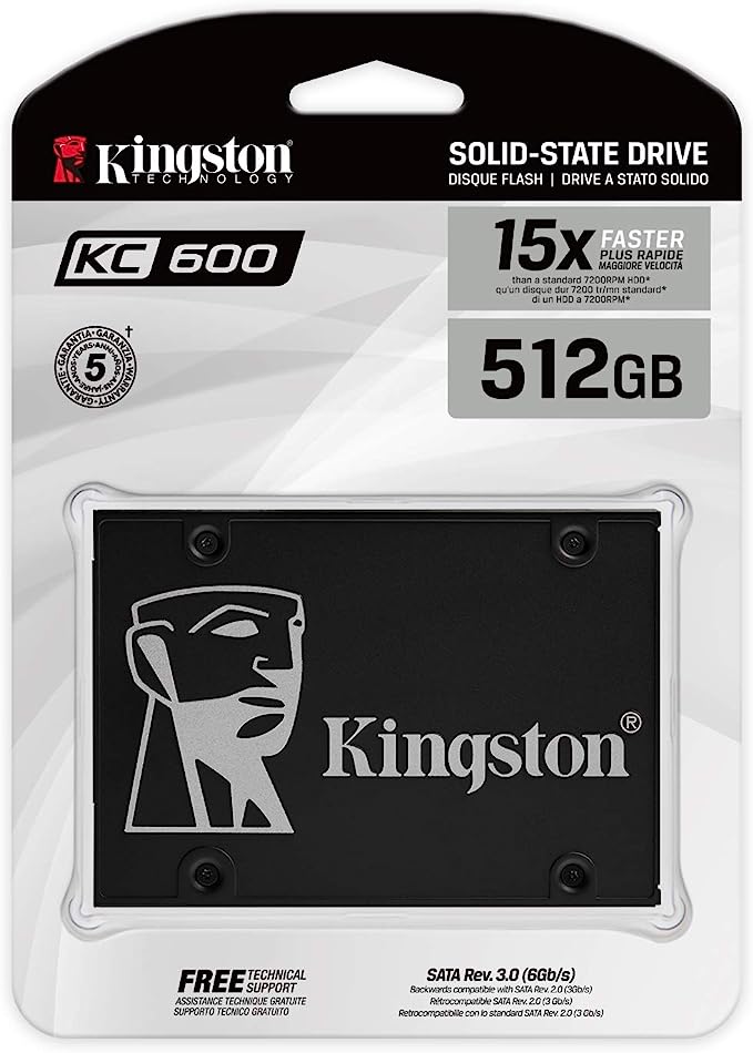 KINGSTON KC600 SATA SSD 512GB