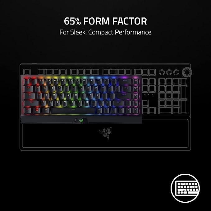 Razer™ BlackWidow V3 Mini Yellow Switch Mechanical Keyboard