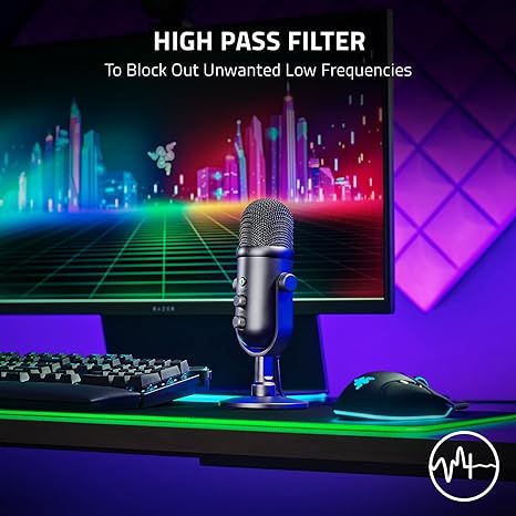 Razer Seiren V2 Pro - Professional Grade USB Microphone - FRML Packaging