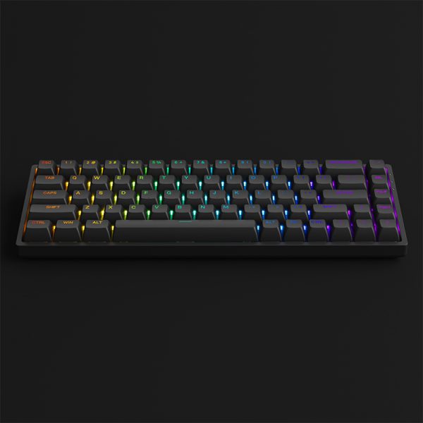 Akko 3068S Shine-Through Black CS Jelly Pink Switches