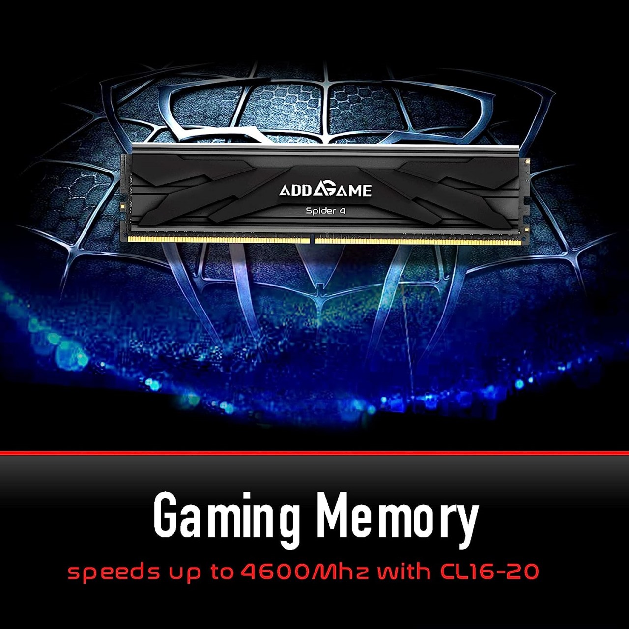 Addlink AddGame Spider 4 8GB (8GBx1) Gaming DDR4 3200MHz with Heatsink