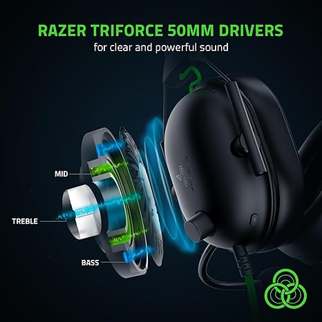 Razer BlackShark V2 X USB - Wired Gaming Headset