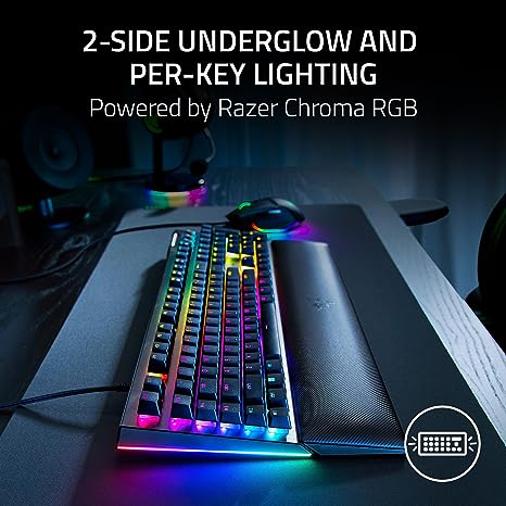 Razer BlackWidow V4 - Mechanical Gaming Keyboard (Yellow Switch)