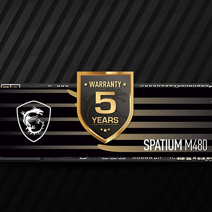 MSI SPATIUM M480 M.2 PCIe 4.0 NVMe SSD 1TB