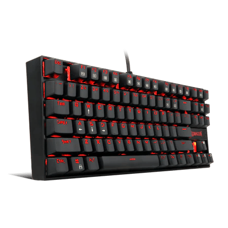 Redragon K552-KR Kumara Mechanical Keyboard Red Switches - Black