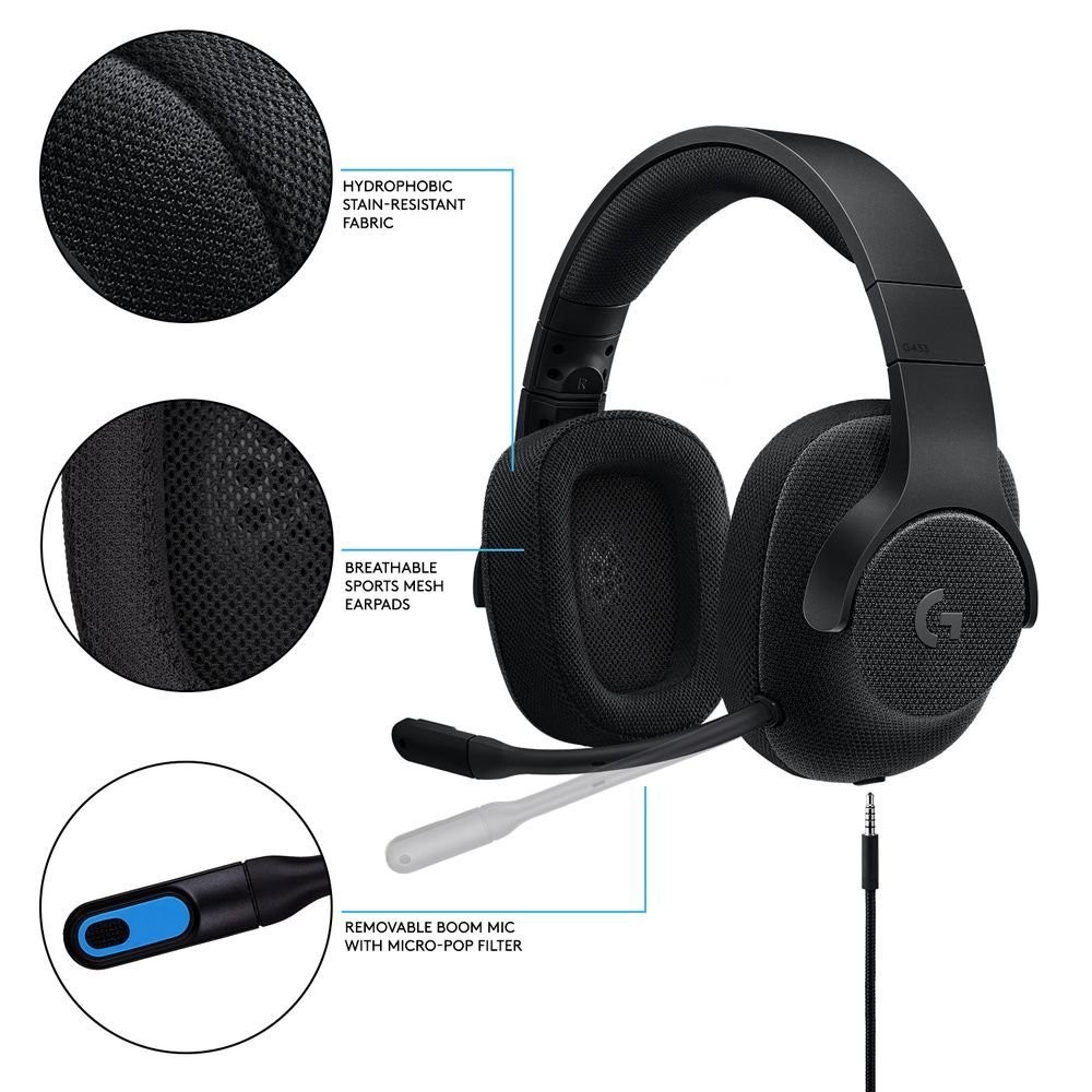 LOGITECH G433 7.1 SURROUND GAMING HEADSET