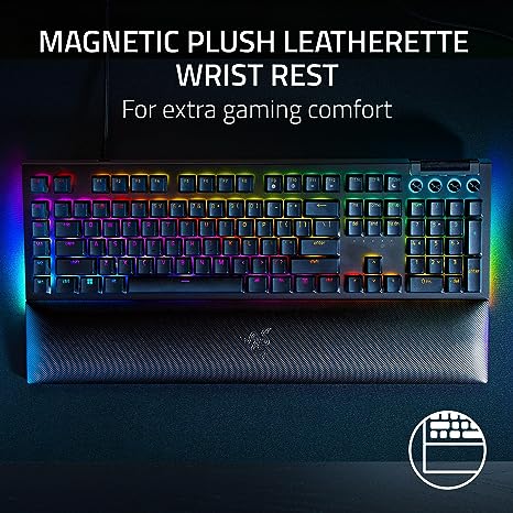 Razer BlackWidow V4 - Mechanical Gaming Keyboard (Yellow Switch)