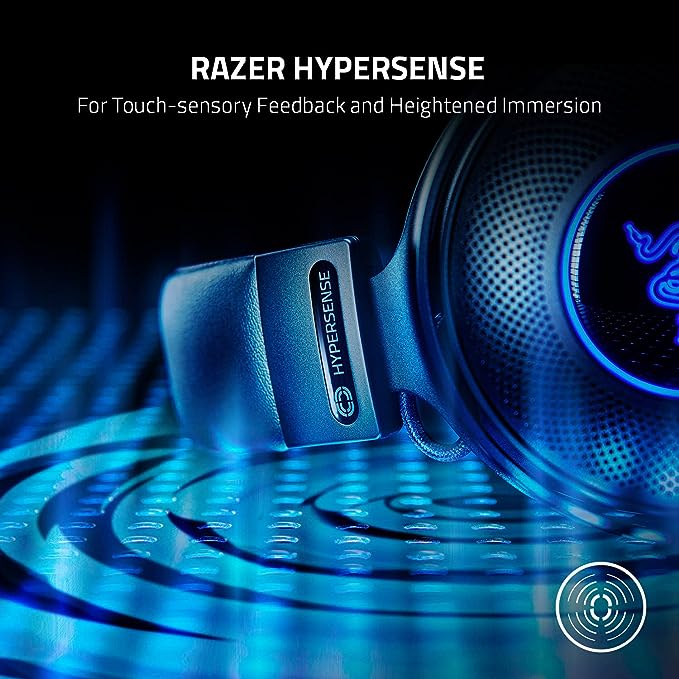 Razer Kraken V3 HyperSense - Wired USB Gaming Headset with Haptic Technology - FRML Packaging