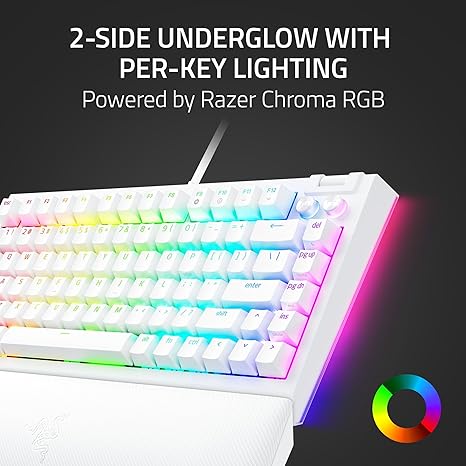 Razer BlackWidow V4 75% White Edition