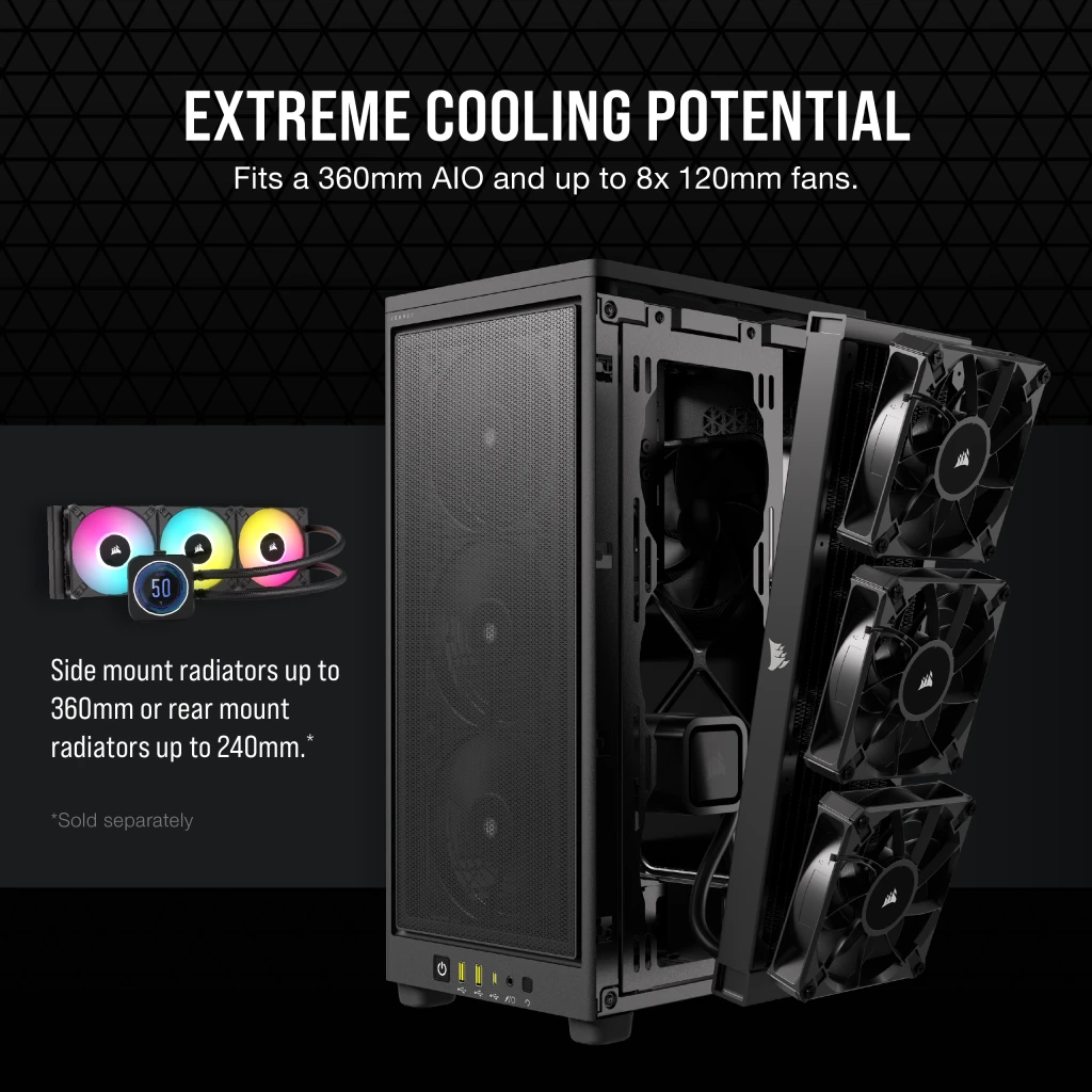 Corsair 2000D AIRFLOW BLACK