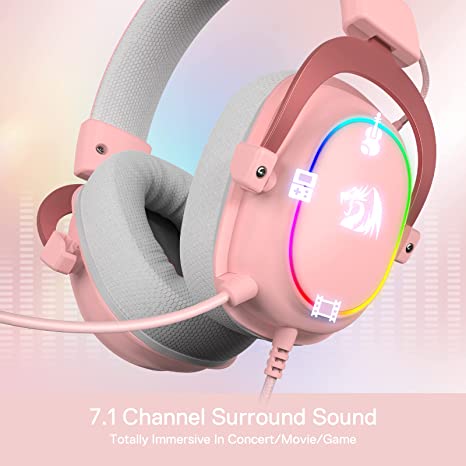 Redragon H510 Zeus-X 7.1 Surround Sound - Pink