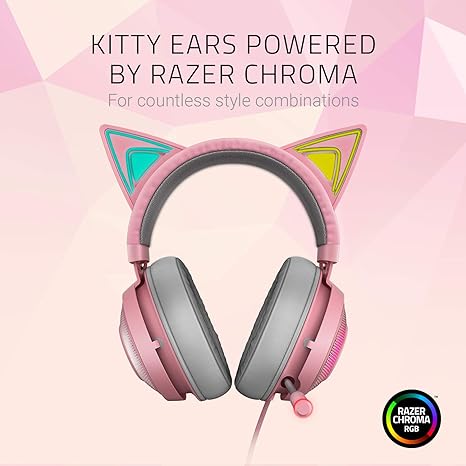 Razer Kraken Kitty - Chroma USB Gaming Headset - Quartz