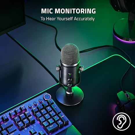 Razer Seiren V2 Pro - Professional Grade USB Microphone - FRML Packaging