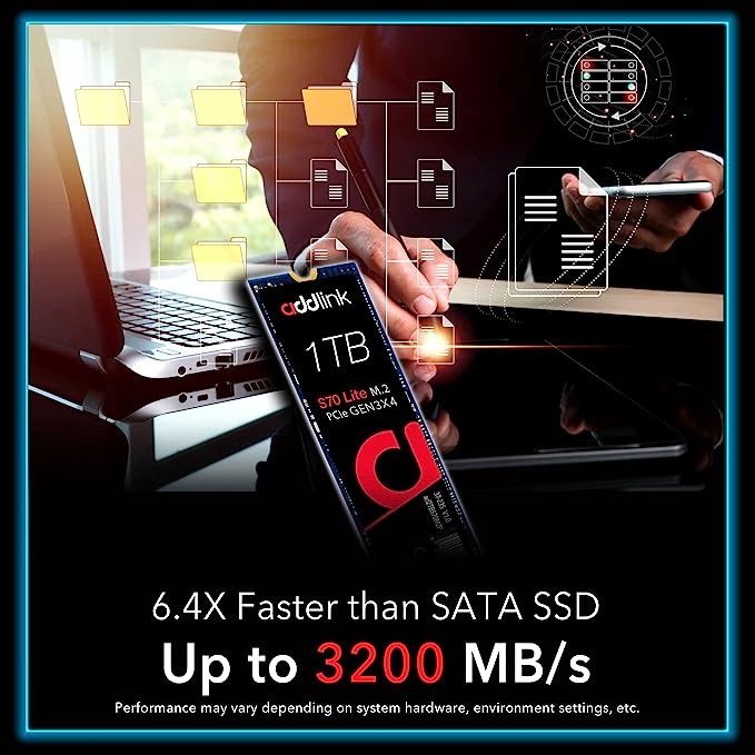 Addlink S70 Lite M.2 PCIe 3.0 NVMe SSD 1TB