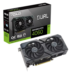 ASUS Dual GeForce RTX™ 4060 OC Edition 8GB GDDR6