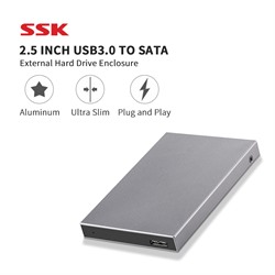 BOX HDD 2.5 INCH SSK HE-V600 SATA USB 3.0 5.0Gbps