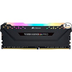 CORSAIR VENGEANCE RGB PRO BLACK DDR4 RAM 16GB (2x8GB) 3200MHz