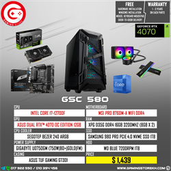 SET GSC 580
